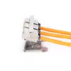 Adaptador Digitus AN-25183 para 3x módulo Keystone acero inoxidable