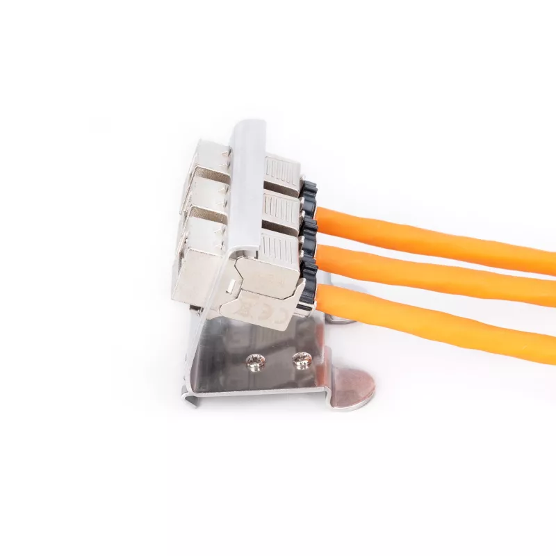 Adaptador Digitus AN-25183 para 3x módulo Keystone acero inoxidable