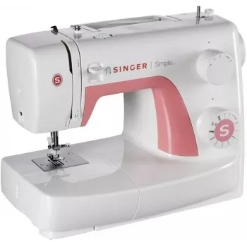 Máquina de coser automática SINGER SIMPLE 3210 — eléctrica, 68 puntadas, ojal en 4 pasos, brazo libre, 5,5 kg