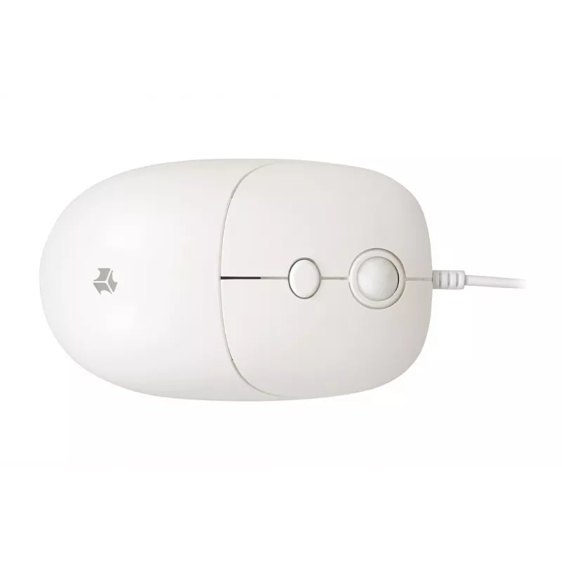 Ratón óptico con cable iBOX i011 Seagull, blanco