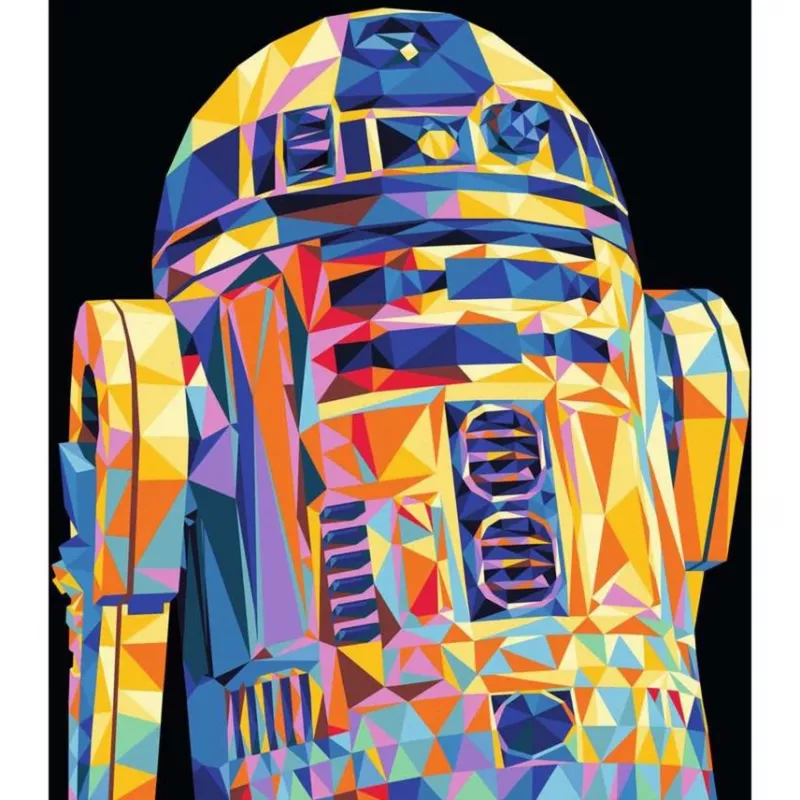 Set de pintura Ravensburger CreArt Star Wars R2‑D2 – set de pintar por números