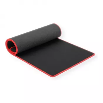 ROLINE Alfombrilla para teclado y ratón - Negro, Rojo