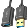 Cable USB UNITEK Y-C457GBK USB 3.2 Gen 1 (3.1 Gen 1) 1 m USB A negro