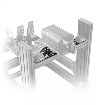 Soporte de montaje Asetek SimSports 460×120×5 mm, acero, negro