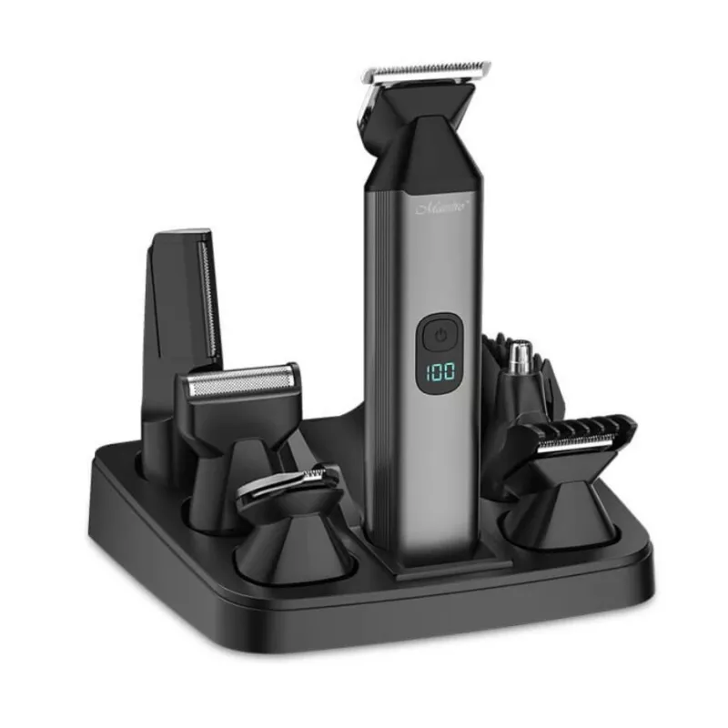 Set cortapelos Maestro MR-661 6 en 1 — negro, set de cuidado multifunción