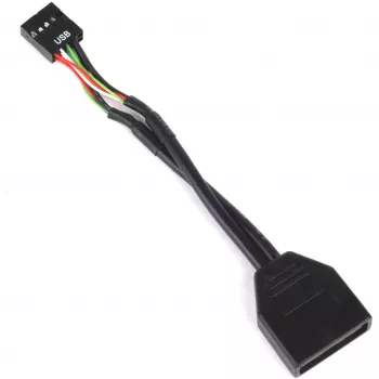 Silverstone G11303050-RT - USB 3.0 - USB 2.0 - Macho/hembra - Negro (G11303050-RT)