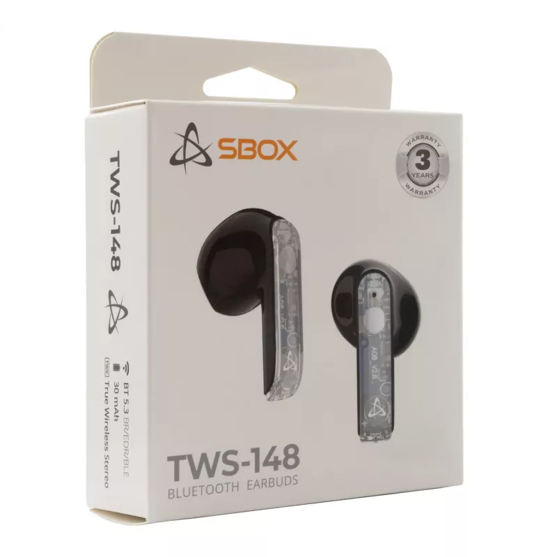 Auriculares SBOX EB-TWS148 negros