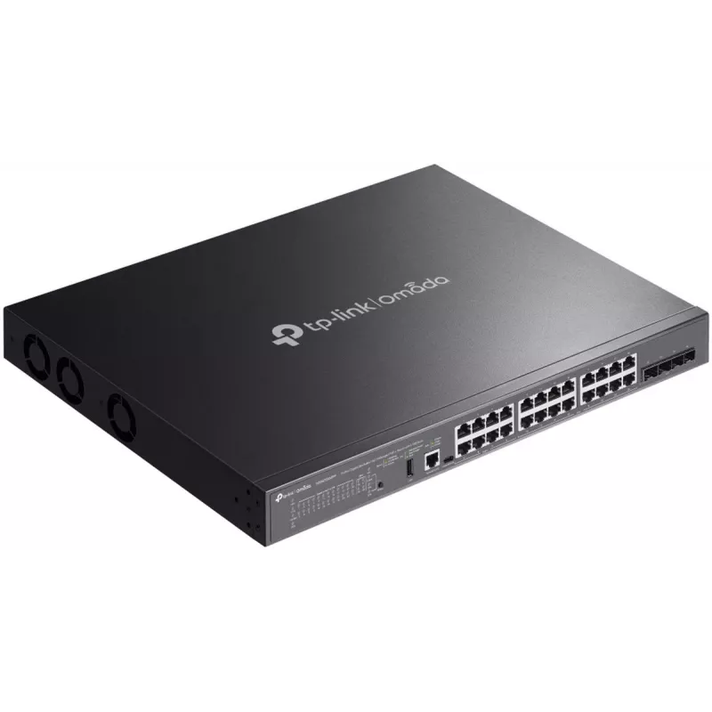 TP-Link SG5428XMPP switch de red gestionado L3 Gigabit Ethernet (10/100/1000) Power over Ethernet (PoE) negro
