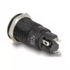 Interruptor pulsador DELOCK 22014, 12 mm, 12 V