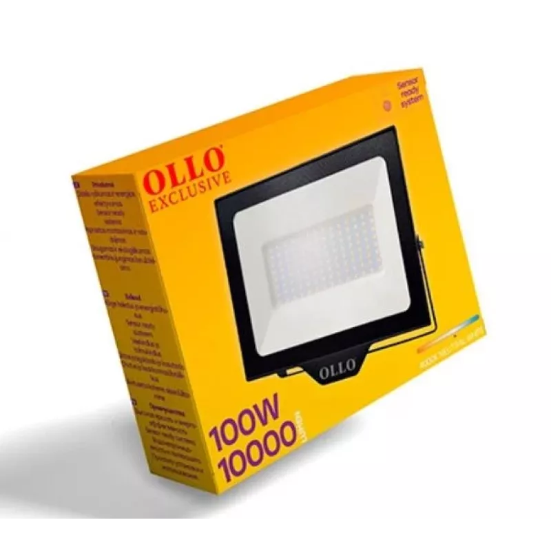 Lámpara | OLLO | Consumo 100 vatios | Flujo luminoso 10000 lúmenes | 4000 K | AC220-240V | Ángulo de apertura 110 grados | VS121C-100W-40K