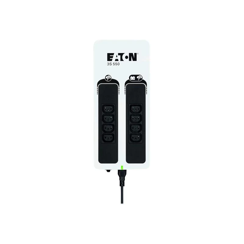 Eaton 3S550I SAI (sistema de alimentación ininterrumpida) Standby (Offline) 0,55 kVA 330 W 8 salidas AC