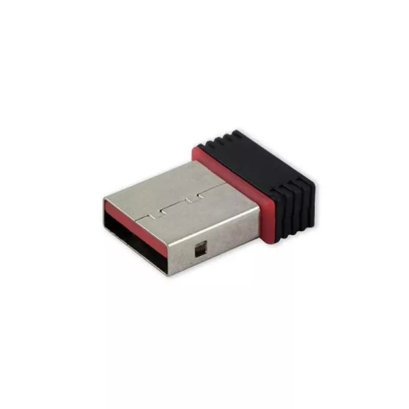 Adaptador de red USB inalámbrico SAVIO CL-43 Wi‑Fi 4 (802.11n) 150 Mbit/s, Realtek RTL8188CU, negro