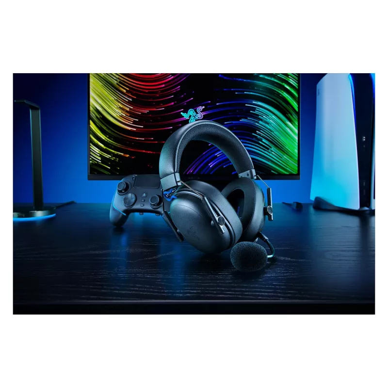 Razer | BlackShark V3 para PlayStation | Bluetooth | Over-Ear | Micrófono | Inalámbrico | Negro