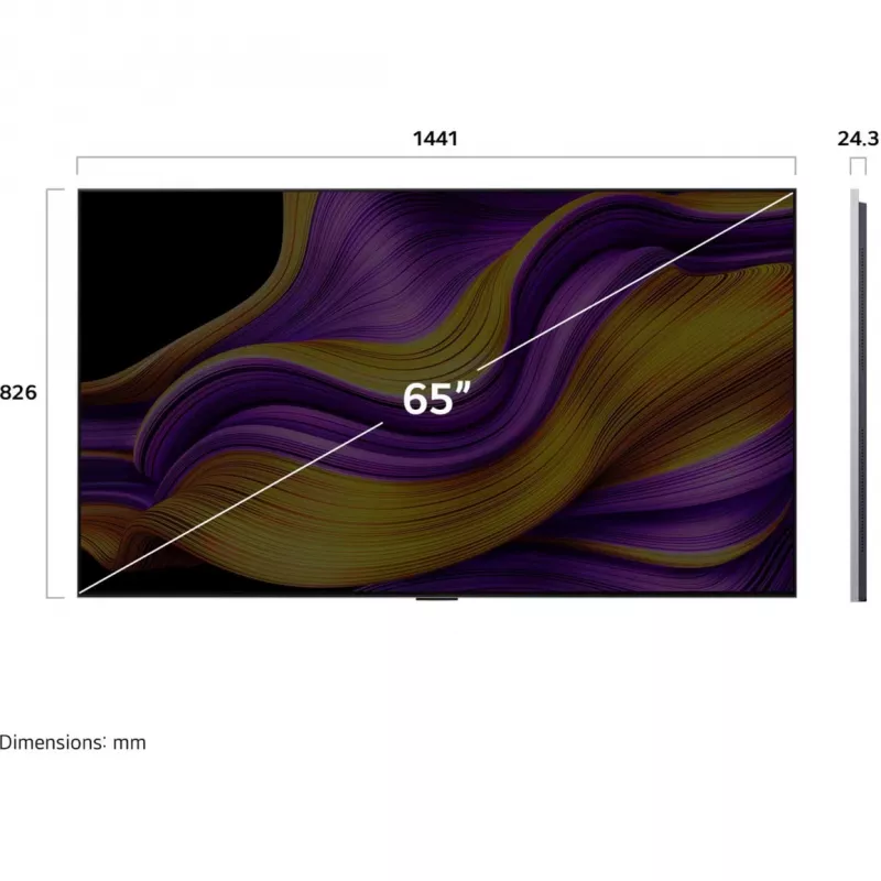 Televisor LG OLED65G57LW 165 cm OLED 4K