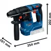 Martillo perforador con batería GBH 18V-18 Professional solo, 18 voltios (azul/negro, sin batería ni cargador)