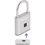 Candado Navilock 20966 candado biométrico de huella dactilar, 75×45 mm, plata