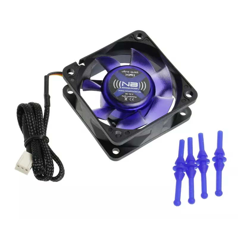 NOISEBLOCKER BlackSilentFan XR2 Ventilador de caja 60 mm