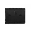 Lanberg WF01-6406-10B armario rack mural de 19 pulgadas, 6U, 600x450x368 mm, puerta de cristal, 60 kg, negro