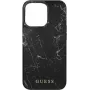 GUESS Funda rígida Marble Negra, para Apple iPhone 13 Pro Max, GUHCP13XPCUMABK, Blíster (GUHCP13XPCUMABK)