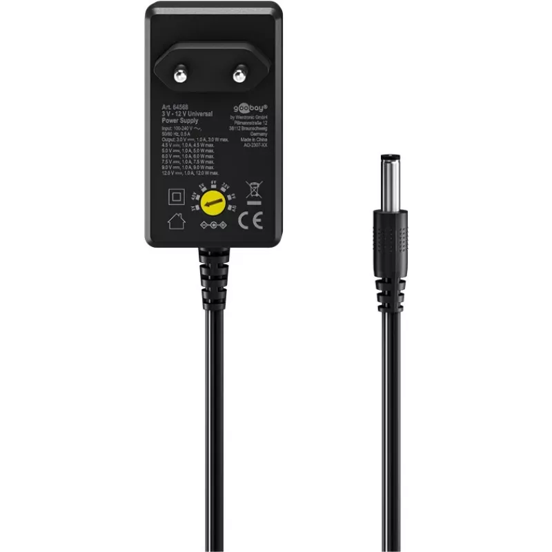 Cargador Goobay 64568 para dispositivos móviles Universal Negro AC Interior (64568)