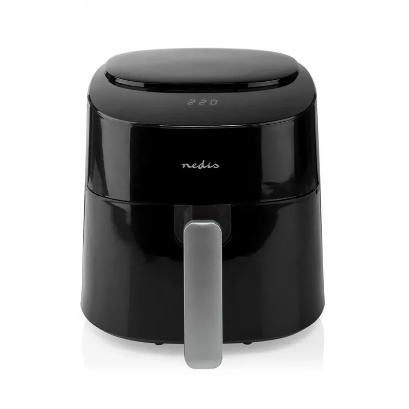 Freidora de aire Nedis KAAF160BK, cesta única, 4,2 L, 1300 W, Negro