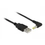 Cable de alimentación DeLOCK 85544 USB A 1,5 m negro
