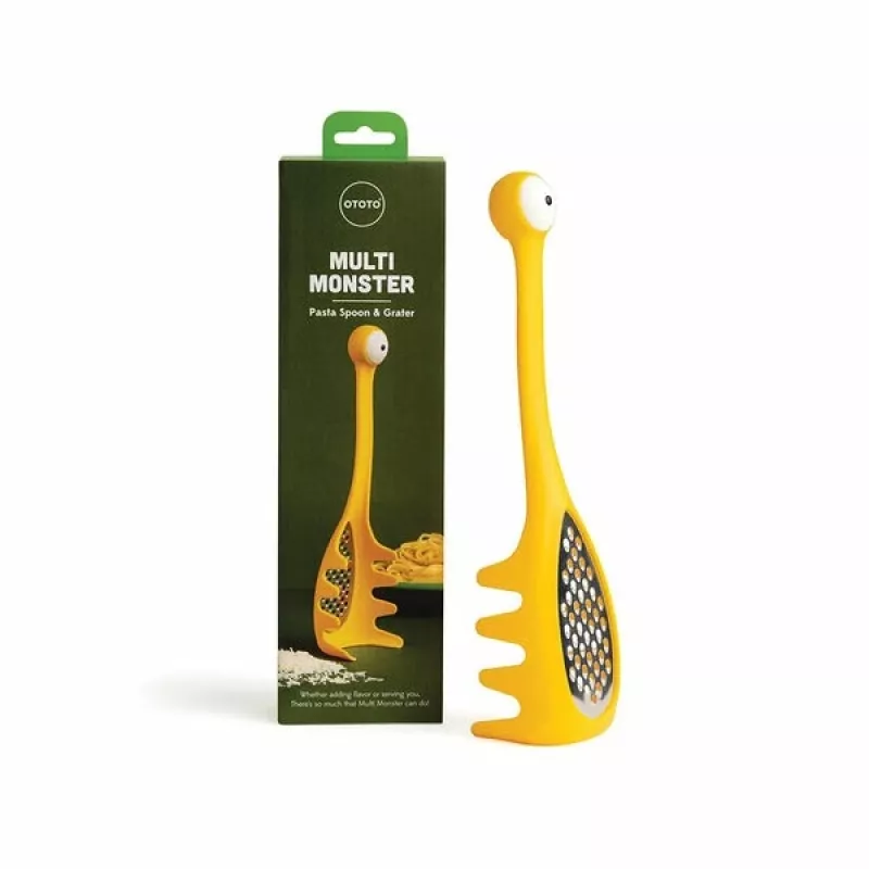 Cuchara para pasta Ototo Design OT015 plastico acero inoxidable amarillo