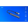 Savio AK-70 hub USB-A, 4 en 1: 3 x USB-A 2.0 + 1 x USB-A 3.1 Gen 1, 5 Gbps