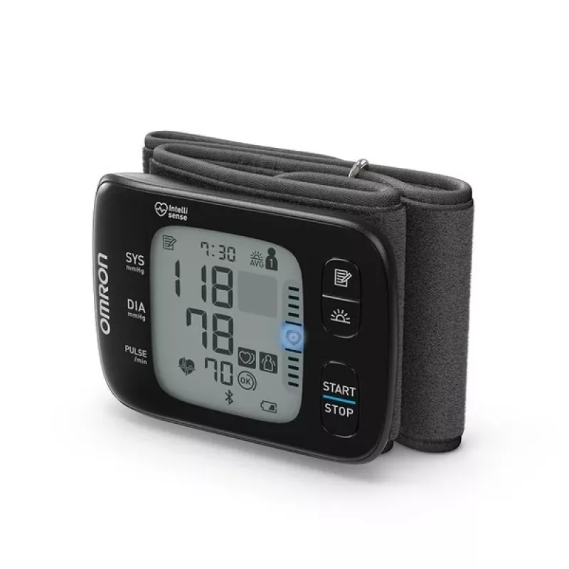 Omron RS7 Intelli IT Monitor de presión arterial de muñeca automático 2 usuarios