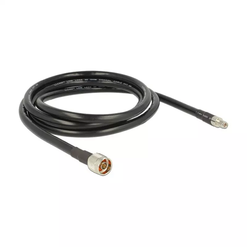 Cable coaxial DeLOCK 2 m N/RP-SMA CFD400 LLC400