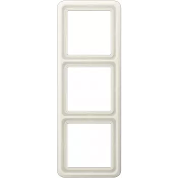 Jung CD 500 CD 583 W marco de 3 elementos, vertical/horizontal, blanco
