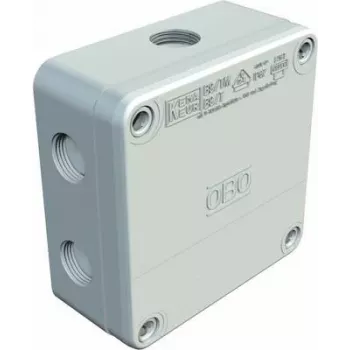 Caja de derivación de cables 110x110x50 PP gris claro B 9 (2001853)