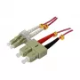Cable de red de fibra óptica 2 fibras 2m LC-SC - 50/125um - OM4 - AD=2mm - Synergy 21