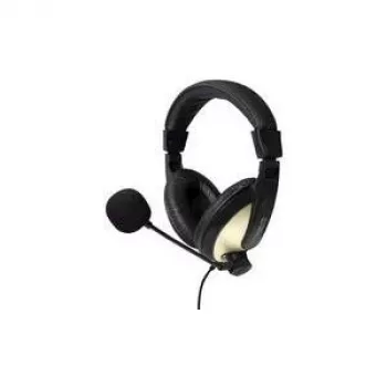 LogiLink HS0011A – Callcenter/Oficina – binaural – diadema – Negro – con cable – 3,5 mm (1/8