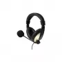 LogiLink HS0011A – Callcenter/Oficina – binaural – diadema – Negro – con cable – 3,5 mm (1/8