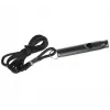 Silbato de supervivencia, aluminio, negro