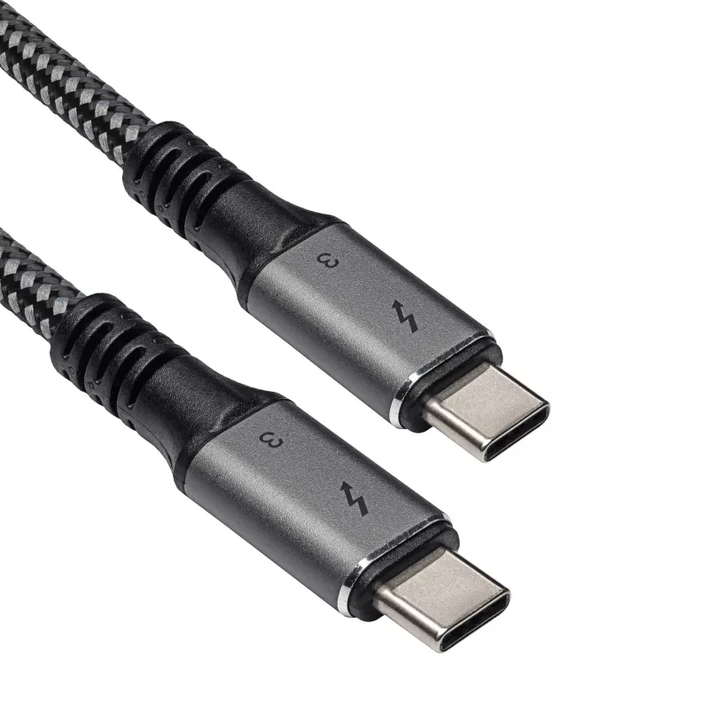 Cable USB-C a USB-C Thunderbolt 3 Akyga AK-USB-34, 40 Gbit/s, 100 W, 1,5 m, negro