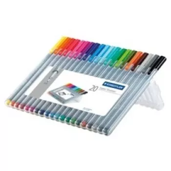 Rotulador fineliner Staedtler triplus 334 Multi 20 unidades