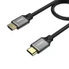 Unitek C137W cable HDMI 2.1, 1,5 m, 48 Gbps, 8K@60Hz, 4K@120Hz, eARC, conectores dorados, negro