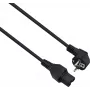 Cable de alimentación Helos 262773 negro 1,8 m CEE7/7 conector hembra C15