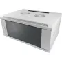Armario rack de pared ALLNET ALL-SMC6412GRAU 12U, capacidad 50 kg, cerradura con llave, gris
