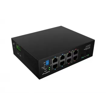 Switch de red LANBERG ILGE-8P-2S-120 PoE light-industrial 4xBT 4xAT 2xSFP DIN no gestionado Gigabit