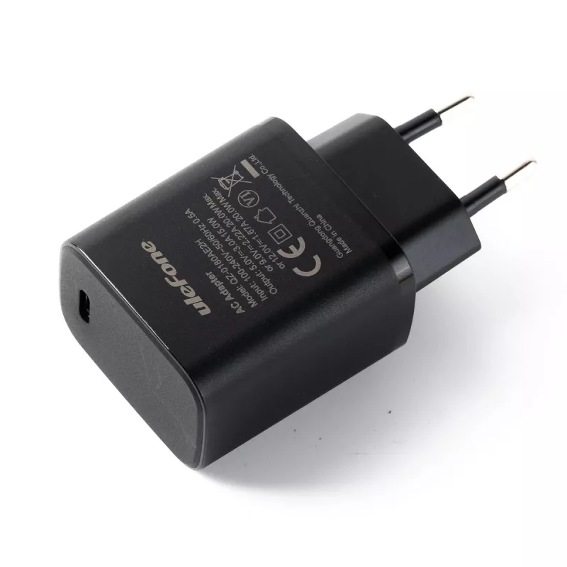 Cargador UleFone 20W fuente de alimentación USB UF-CHAR-20WR para dispositivos móviles, salida de 20 W