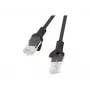 Cable de red LANBERG PCU5-10CC-0025-BK RJ-45 Cat5e U/UTP 0,25 m negro