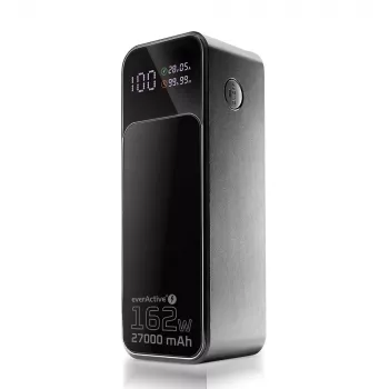 Batería externa everActive EB-27Q 27.000 mAh, 2× USB-C, Quick Charge 4+