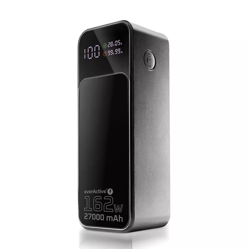 Batería externa everActive EB-27Q 27.000 mAh, 2× USB-C, Quick Charge 4+