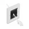 Placa de pared DeLOCK 66491 blanco