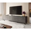 Mueble RTV ABETO 200x42x52 grafito/brillante