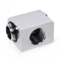 Alphacool adaptador de perfil bajo a 90°, G1/4 macho a G1/4 hembra, giratorio, cromado