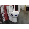Elevador de inodoro HERDEGEN Sahag 580540 azul blanco redondo 410×420×110 mm polipropileno, carga máxima 185 kg